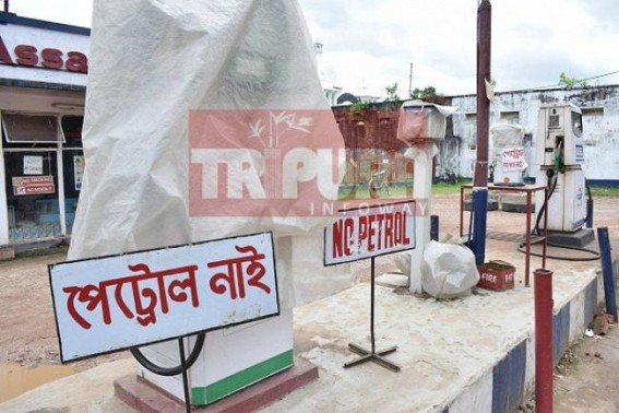 Petrol crisis hits Northeast Tripura